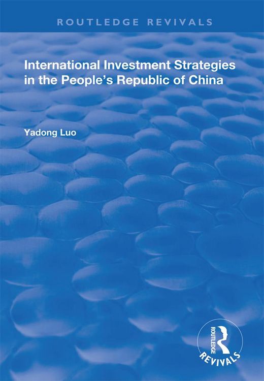 Produktbild: International Investment Strategies in the People's Republic of China