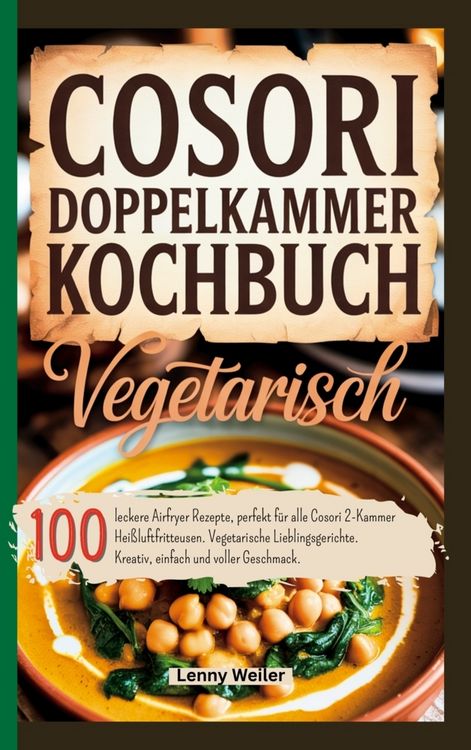 Produktbild: Cosori Doppelkammer Kochbuch Vegetarisch