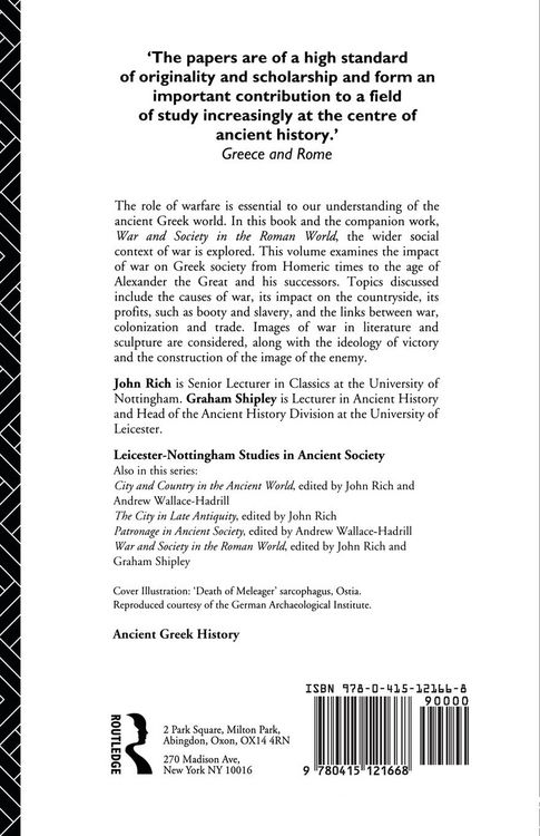 Produktbild: War and Society in the Greek World