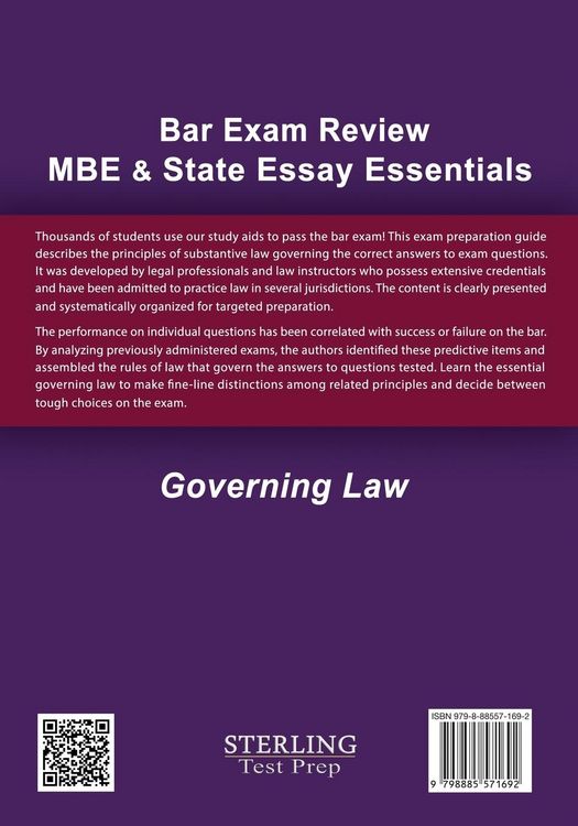 Produktbild: MBE and State Essay Essentials