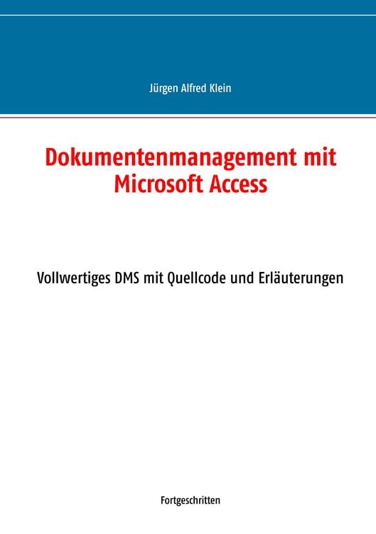 Produktbild: Dokumentenmanagement mit Microsoft Access