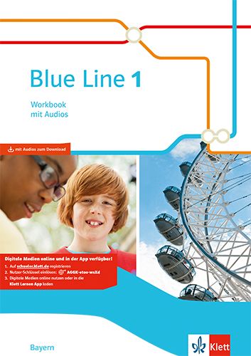 Produktbild: Blue Line 5. Workbook mit Audios. Klasse 5. Ausgabe f&uuml;r Bayern ab 2017
