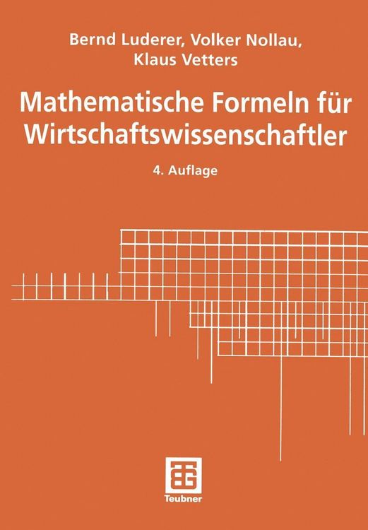Produktbild: Mathematische Formeln f&uuml;r Wirtschaftswissenschaftler