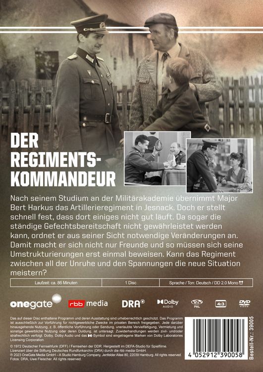 Produktbild: Der Regimentskommandeur (DDR TV-Archiv)