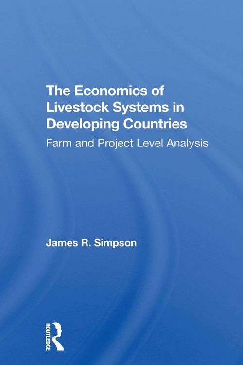 Produktbild: The Economics Of Livestock Systems In Developing Countries