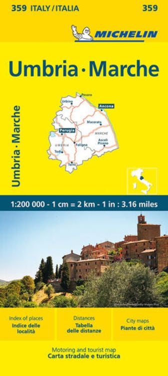 Produktbild: Michelin Umbrien und Marken