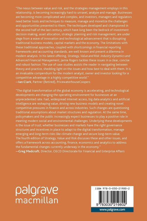 Produktbild: Strategy, Value and Risk