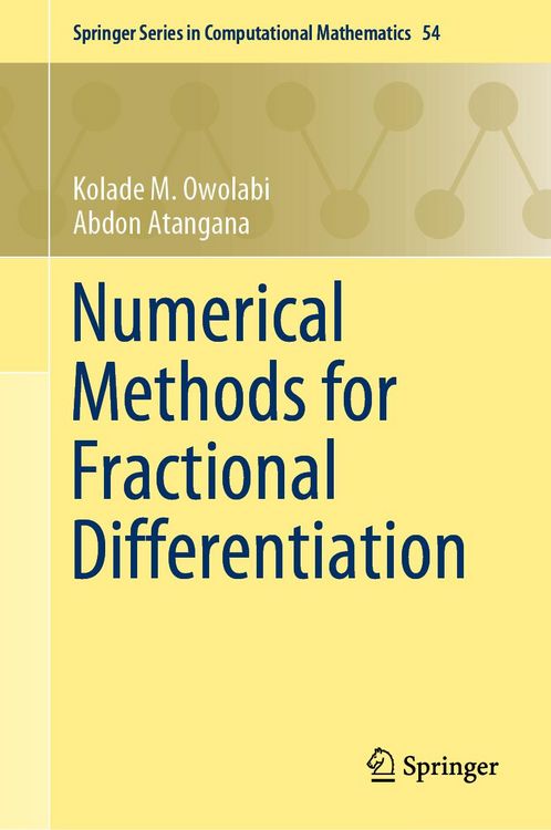 Produktbild: Numerical Methods for Fractional Differentiation