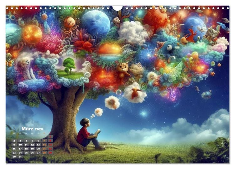 Produktbild: Fantasie und Science Fiction (Wandkalender 2026 DIN A3 quer), CALVENDO Monatskalender
