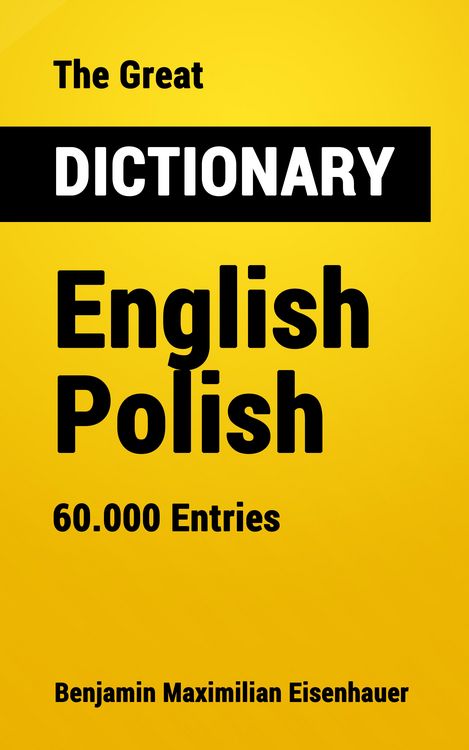 Produktbild: The Great Dictionary English - Polish