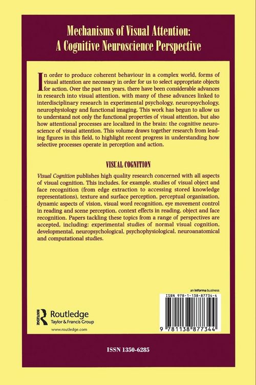 Produktbild: Mechanisms Of Visual Attention
