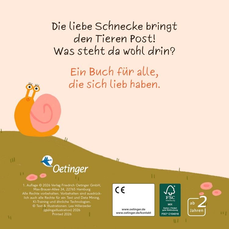 Produktbild: Ich hab dich schnecklich lieb