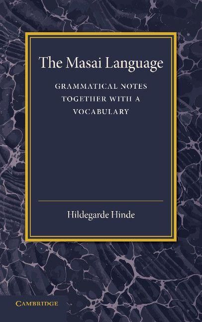Produktbild: The Masai Language
