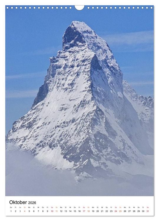 Produktbild: Horu Matterhorn im Hochformat (Wandkalender 2026 DIN A3 hoch), CALVENDO Monatskalender