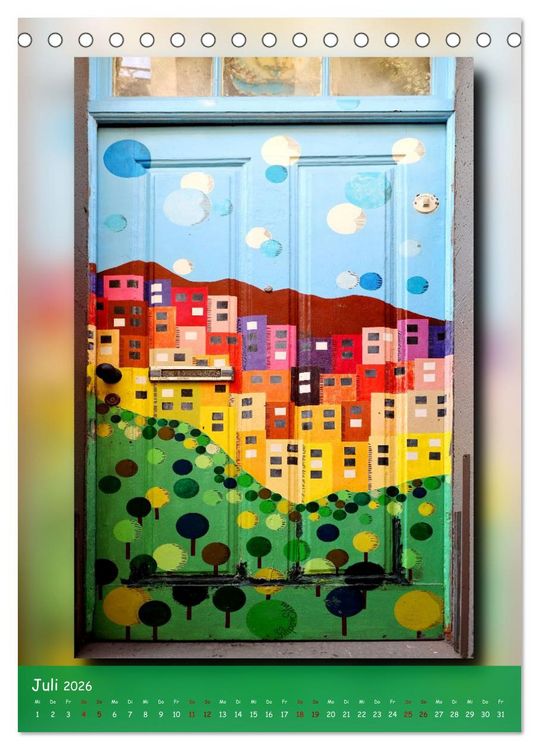 Produktbild: T&uuml;ren in Madeira (Tischkalender 2026 DIN A5 hoch), CALVENDO Monatskalender