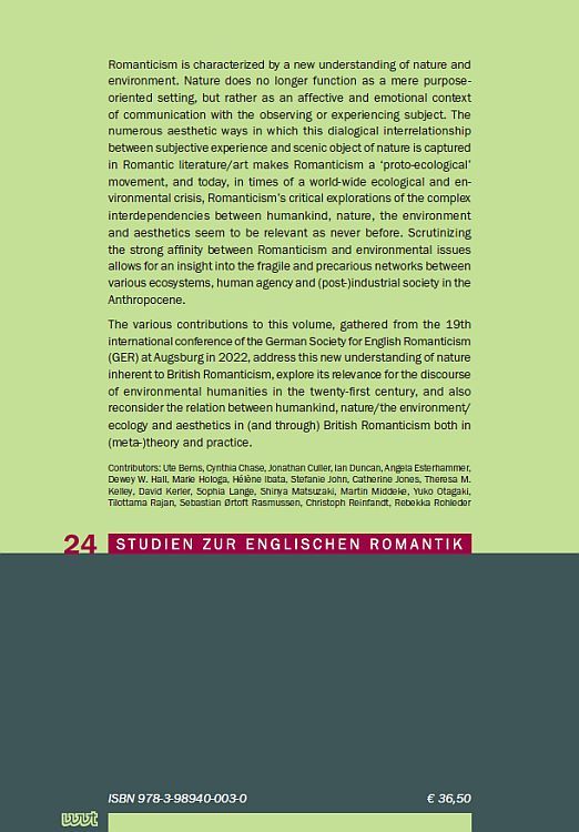 Produktbild: Romantic Ecologies