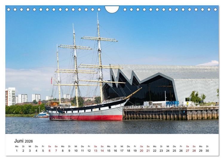 Produktbild: Faszination Glasgow (Wandkalender 2026 DIN A4 quer), CALVENDO Monatskalender