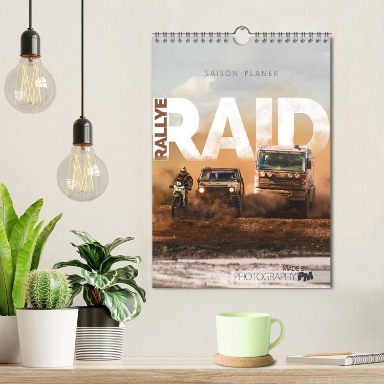 Produktbild: RALLYE RAID - Saison Planer (Wandkalender 2026 DIN A4 hoch), CALVENDO Monatskalender