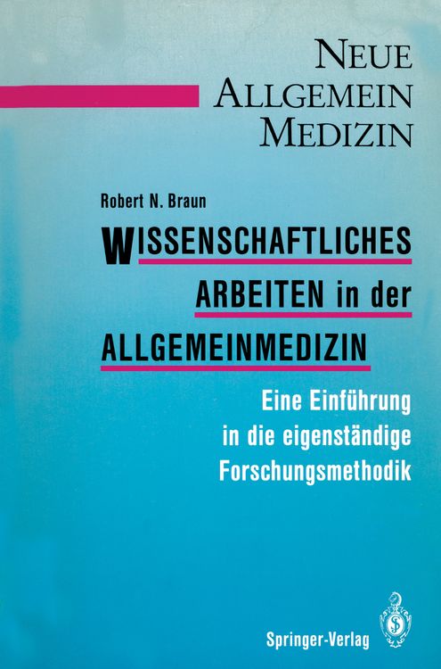 Produktbild: Wissenschaftliches Arbeiten in der Allgemeinmedizin