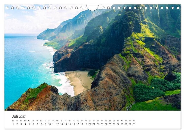 Produktbild: Himmlisches Hawaii (Wandkalender 2027 DIN A4 quer), CALVENDO Monatskalender