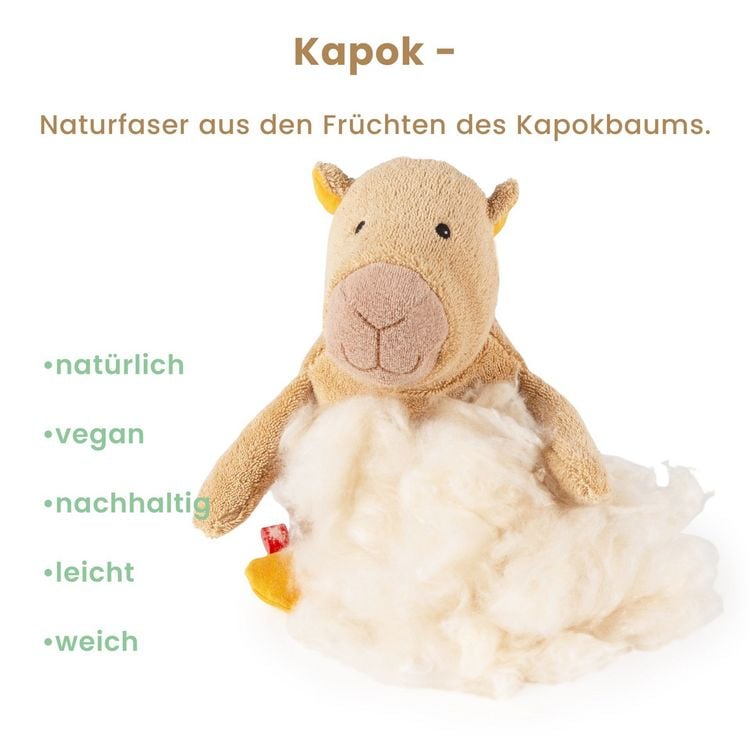 Produktbild: Sigikid 31064 - Natural Friends, Capybara, 30 cm, Kuscheltier