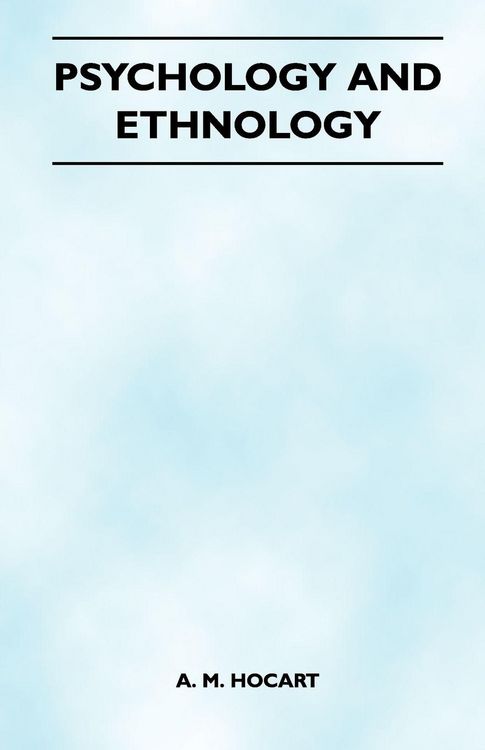 Produktbild: Psychology And Ethnology (Folklore History Series)