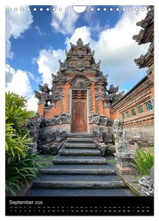 Produktbild: Mysterious Bali (Wall Calendar 2026 DIN A4 portrait), CALVENDO 12 Month Wall Calendar