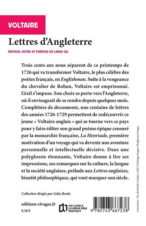Produktbild: Lettres d'Angleterre