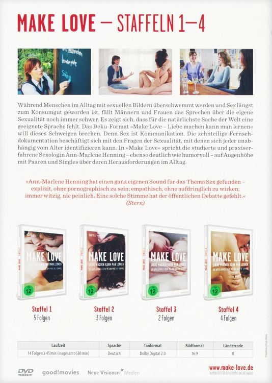 Produktbild: Make Love - Sonderedition Folgen 1 - 4 [5 DVDs]
