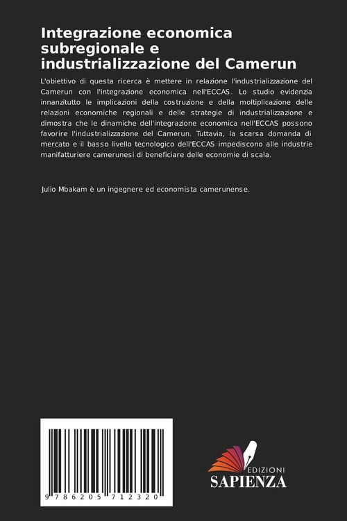 Produktbild: Integrazione economica subregionale e industrializzazione del Camerun