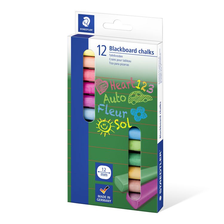 Produktbild: STAEDTLER Wandtafelkreide farbig 12 St&uuml;ck