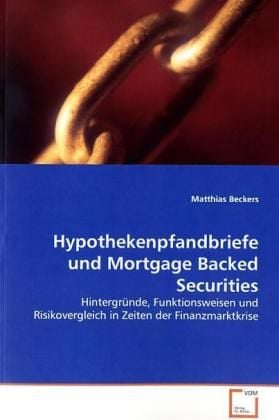 Produktbild: Beckers, M: Hypothekenpfandbriefe und Mortgage Backed Securi