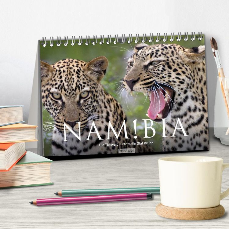 Produktbild: Namibia - Die Tierwelt (Tischkalender 2026 DIN A5 quer), CALVENDO Monatskalender