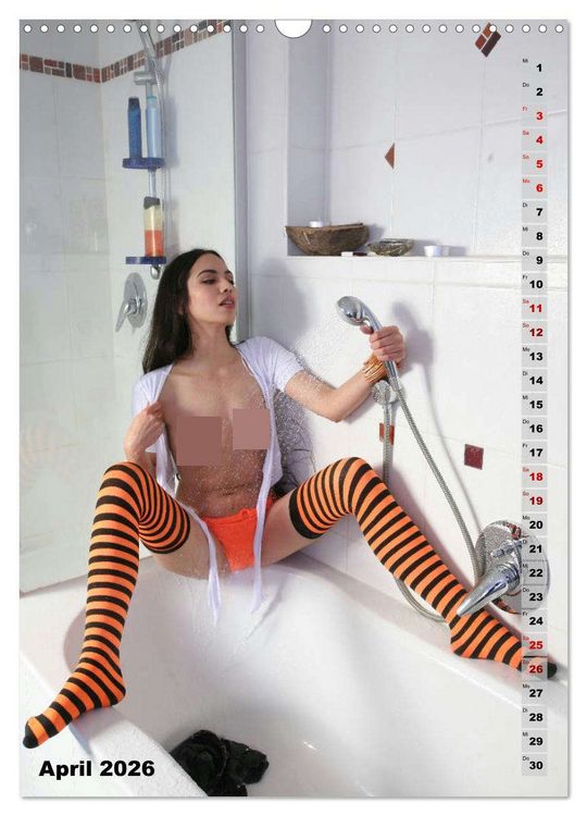 Produktbild: Straps M&auml;use - Verf&uuml;hrung in Strumpf und Straps (Wandkalender 2026 DIN A3 hoch), CALVENDO Monatskalender