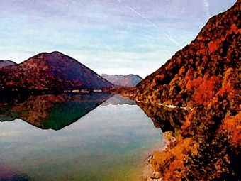 Produktbild: CALVENDO Puzzle Sylvensteinstausee im Isarwinkel | 1000 Teile Lege-Gr&ouml;&szlig;e 64x48cm Foto-Puzzle f&uuml;r gl&uuml;ckliche Stunden