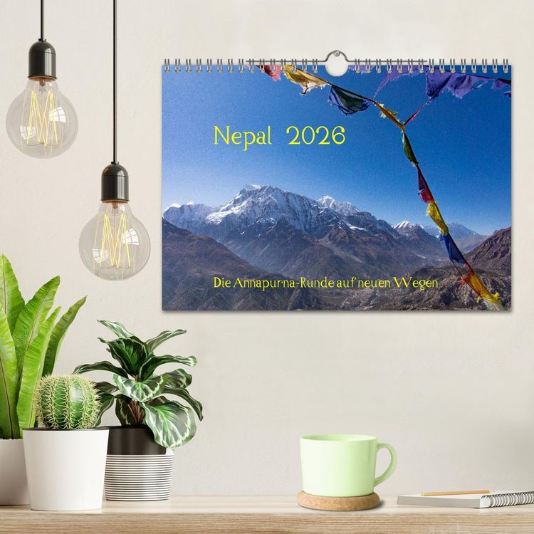 Produktbild: NEPAL - rund um die Annapurna (Wandkalender 2026 DIN A4 quer), CALVENDO Monatskalender