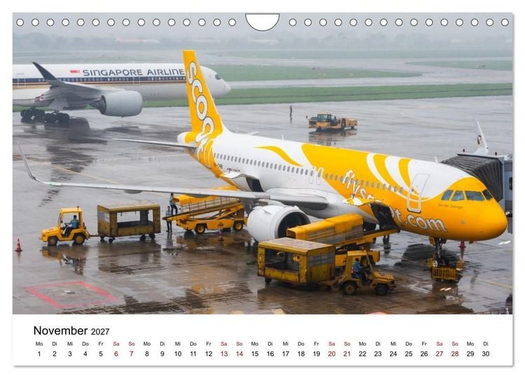 Produktbild: Airbus A320 Das Brot und Butter Flugzeug (Wandkalender 2027 DIN A4 quer), CALVENDO Monatskalender