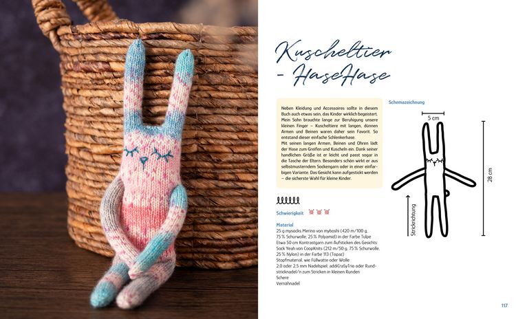 Produktbild: Stricken mit Sockenwolle f&uuml;r die Kleinen