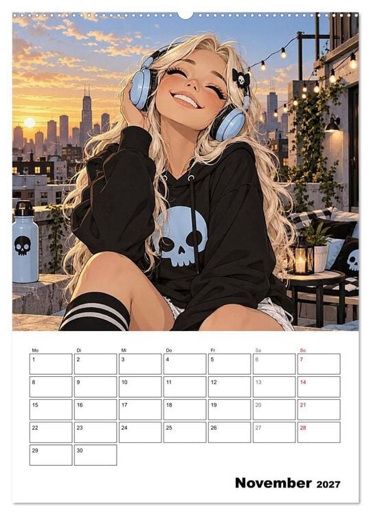 Produktbild: Kim, eben anders normal (Wandkalender 2027 DIN A2 hoch), CALVENDO Monatskalender