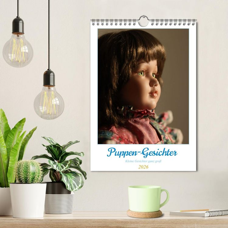 Produktbild: Puppen-Gesichter (Wandkalender 2026 DIN A4 hoch), CALVENDO Monatskalender