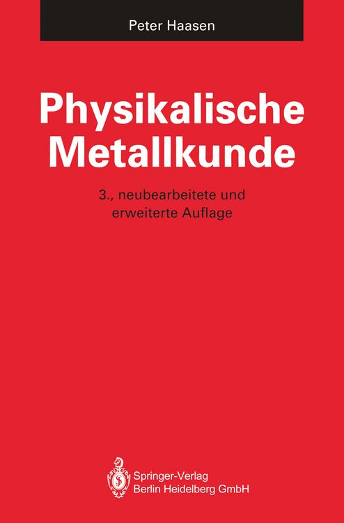 Produktbild: Physikalische Metallkunde