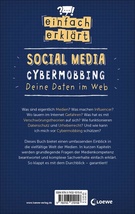 Produktbild: Einfach erkl&auml;rt - Social Media - Cybermobbing - Deine Daten im Web