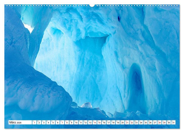 Produktbild: Eisberge - Gr&ouml;nlands magische Eisgestalten (hochwertiger Premium Wandkalender 2026 DIN A2 quer), Kunstdruck in Hochglanz