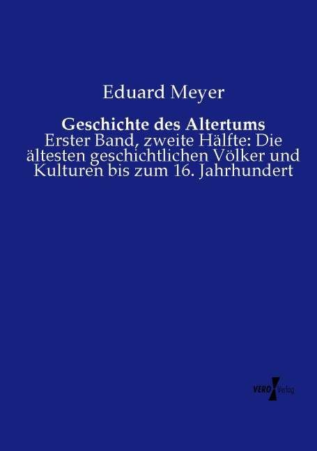 Produktbild: Geschichte des Altertums