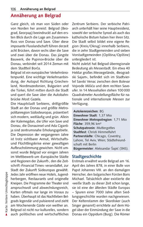 Produktbild: TRESCHER Reisef&uuml;hrer Serbien
