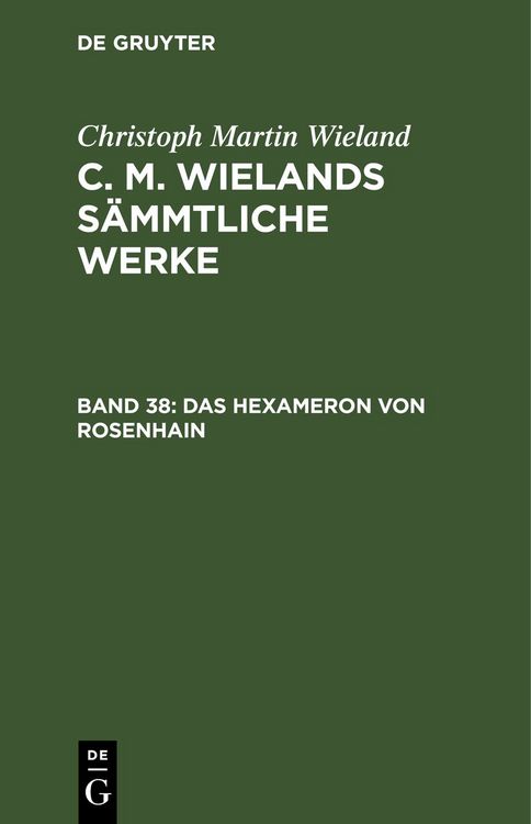 Produktbild: Das Hexameron von Rosenhain