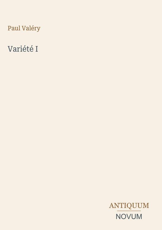 Produktbild: Vari&eacute;t&eacute; I