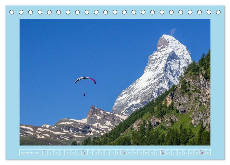 Produktbild: Gr&uuml;ezi in den Schweizer Bergen (Tischkalender 2026 DIN A5 quer), CALVENDO Monatskalender