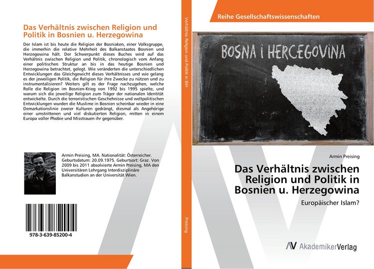 Produktbild: Das Verh&auml;ltnis zwischen Religion und Politik in Bosnien u. Herzegowina