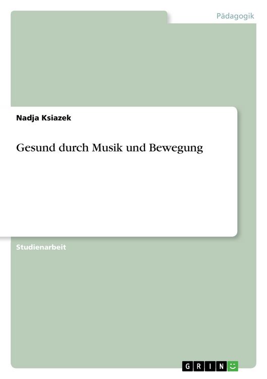 Produktbild: Gesund durch Musik und Bewegung